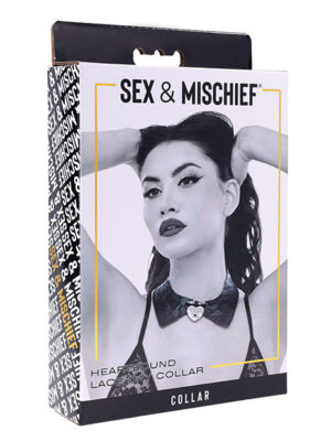 Sex & Mischief Heartbound Lace Day Collar