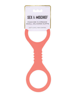 Sex & Mischief Peaches 'n CreaMe Small Silicone Cuffs