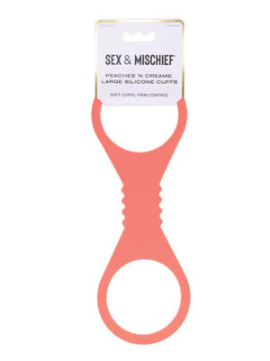 Sex & Mischief Peaches 'n CreaMe Large Silicone Cuffs