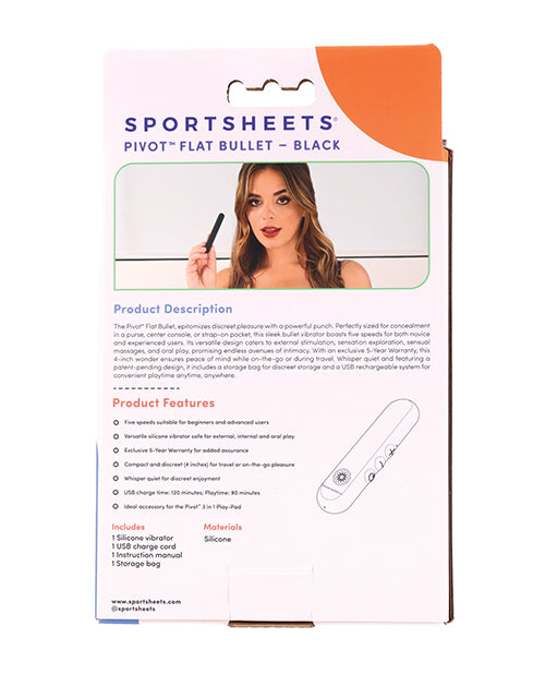 Pivot Flat Bullet - Black - Image 6