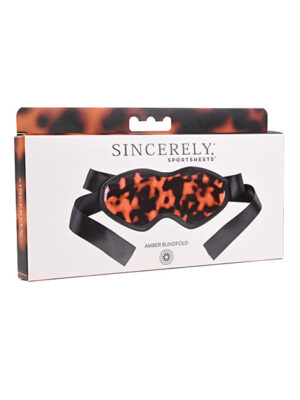 Sincerely Amber Blindfold
