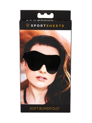 Sportsheets Soft Blindfold - Black