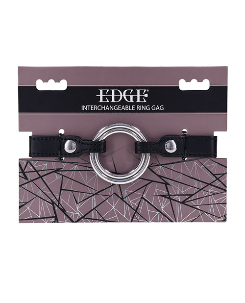Edge Interchangeable Ring Gag – Black