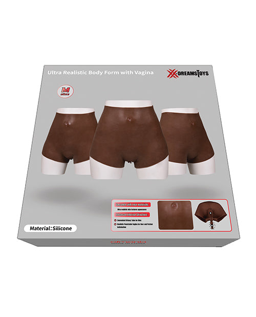 XX-DREAMTOYS Ultra Realistic Vagina Form Medium – Black