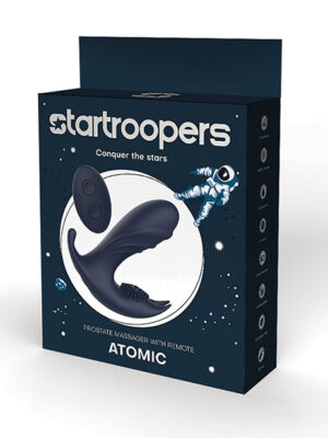 Star Troopers Atomic Prostate Massager w/Remote - Black