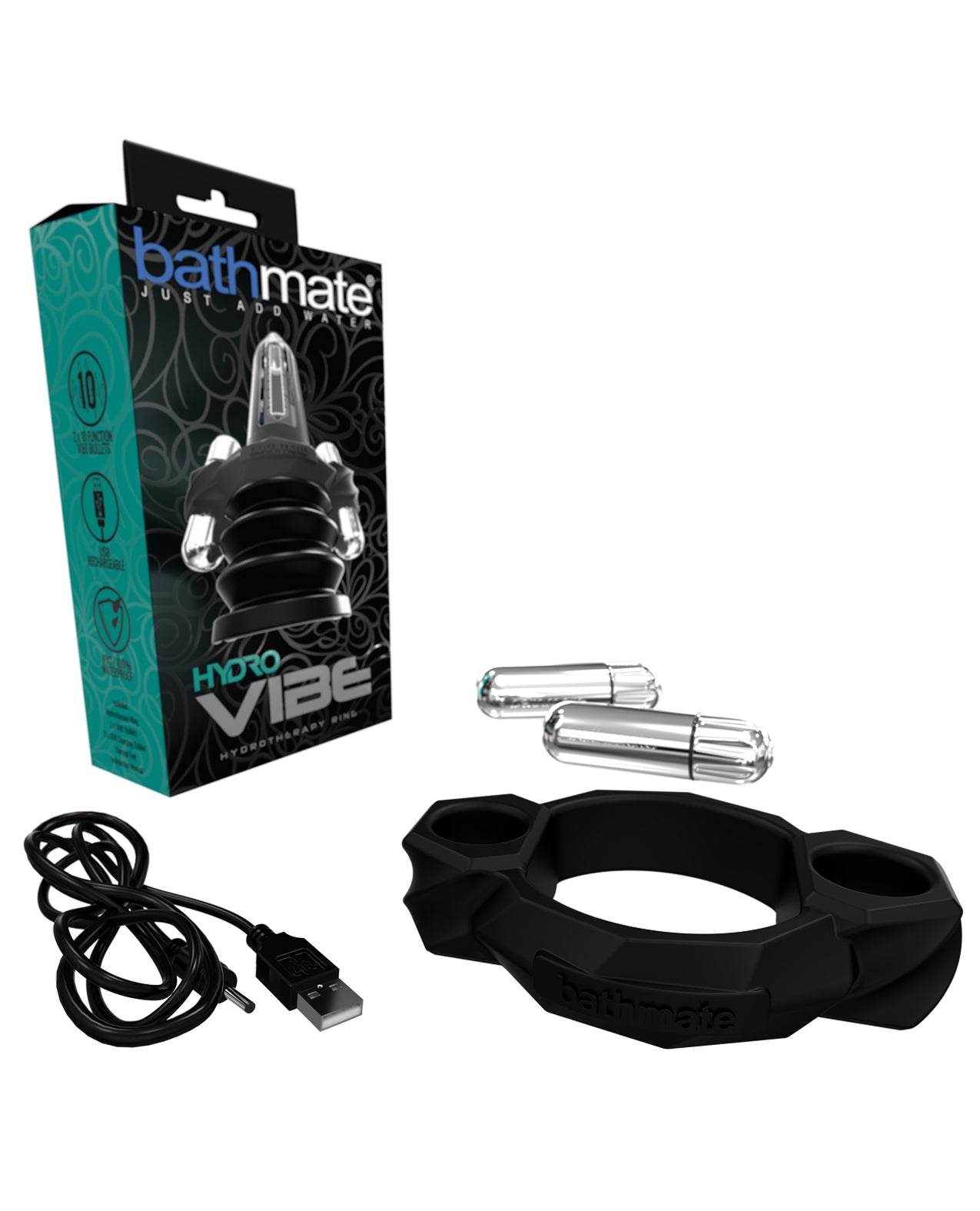 Bathmate Hydro Vibe Pump Vibrator – Black