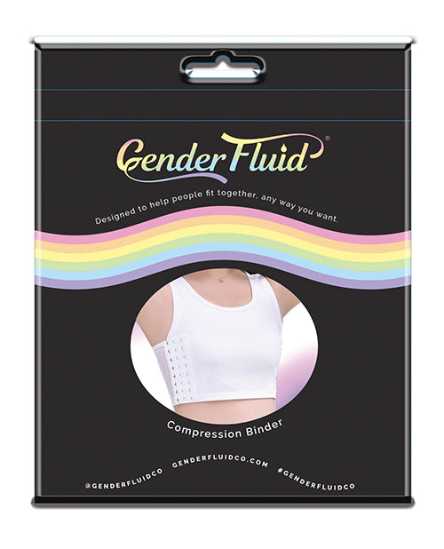 Gender Fluid Chest Compression Binder – XXL White