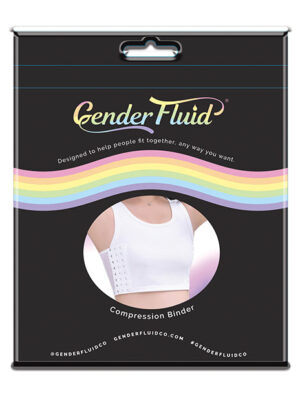 Gender Fluid Chest Compression Binder - XXXL White