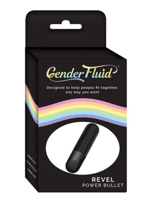 Gender Fluid Revel Power Bullet - Matte Black