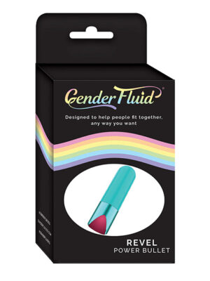 Gender Fluid Revel Power Bullet - Aqua