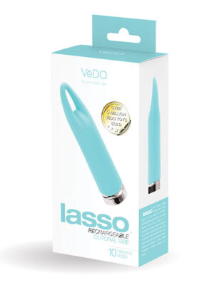 VeDO Lasso Rechargeable Bullet Vibe - Turquoise