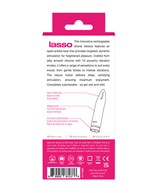 VeDO Lasso Rechargeable Bullet Vibe - Pink - Image 5