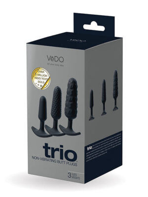 VeDO Trio Anal Plug Set - Black