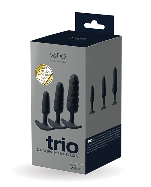 VeDO Trio Anal Plug Set – Black