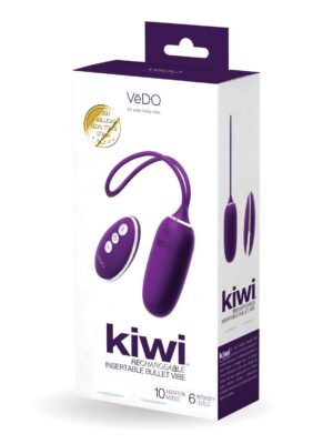 VeDO KIWI Rechargeable Insertable Bullet - Deep Purple