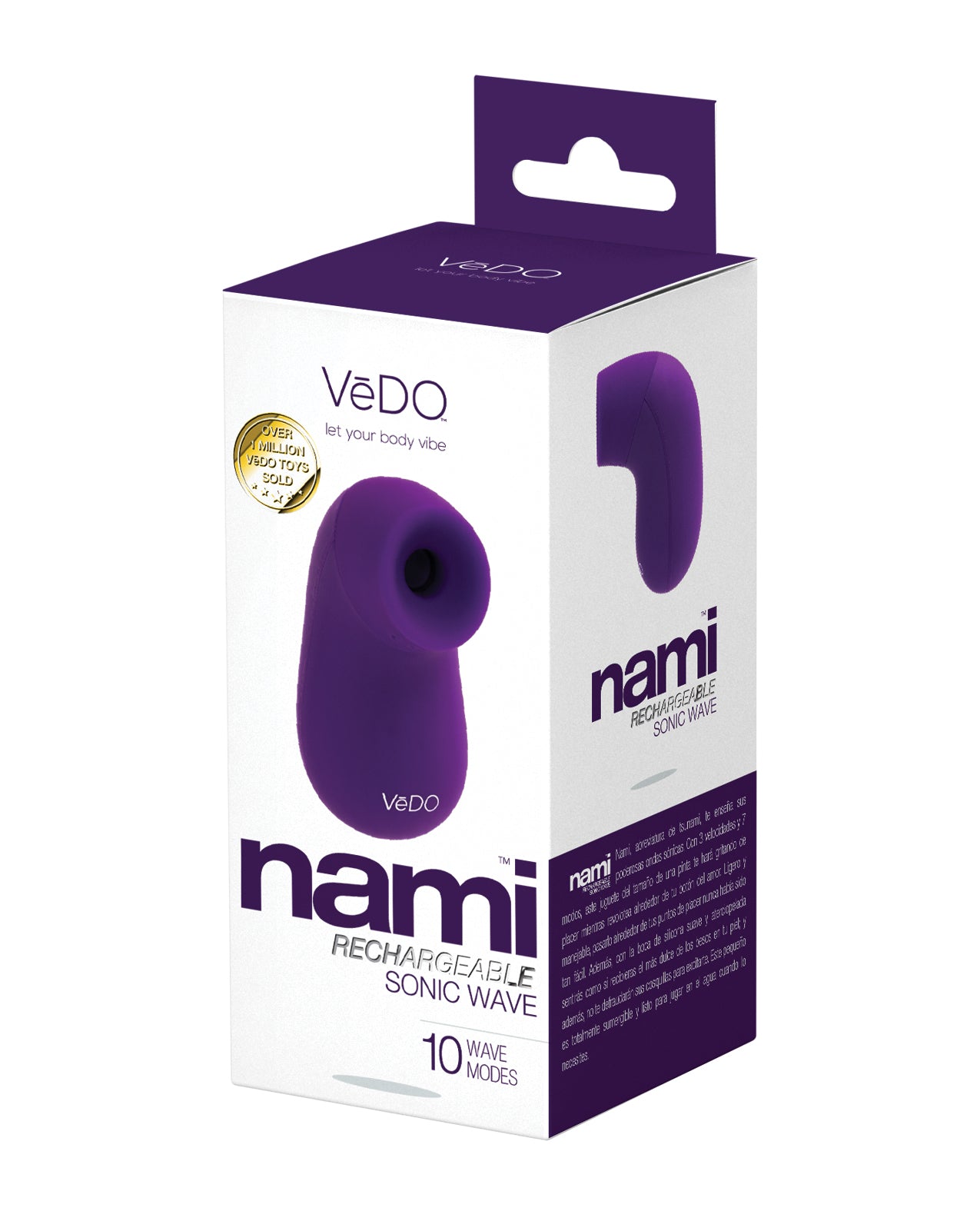 VeDo Nami Rechargeable Sonic Vibe – Deep Purple