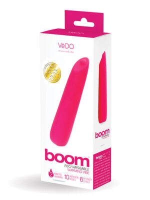 VeDO Boom Rechargeable Ultra Powerful Vibe - Pink