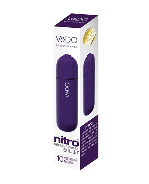 VeDO Nitro Rechargeable Bullet Vibe – Purple