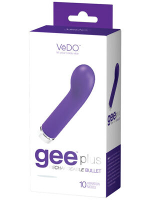 VeDO Gee Plus Rechargeable Vibe - Into You Indigo