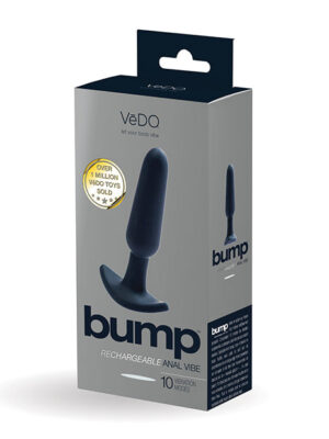 VeDO Bump Rechargeable Anal Vibe - Just Black