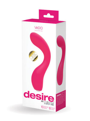 VeDo Desire Rechargeable G-Spot Vibe - Pink