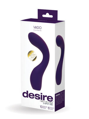 VeDo Desire Rechargeable G-Spot Vibe - Purple
