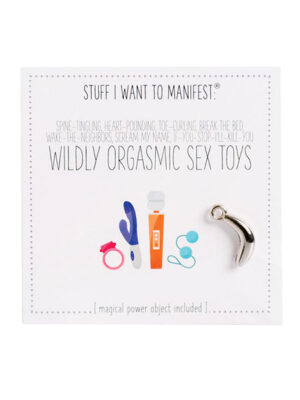 Warm Human Wildly Orgasmic Sex Toys Mini Card & Charm