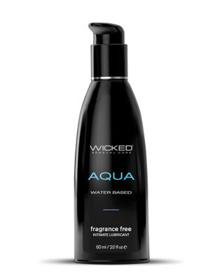 Wicked Sensual Care Aqua Waterbased Lubricant - 2 oz Fragrance Free