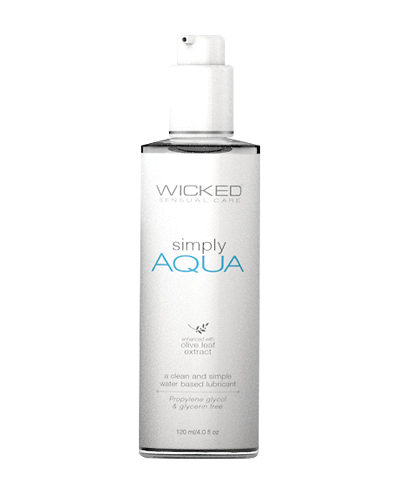 Wicked Sensual Care Simply Aqua Waterbased Lubricant – 4 oz
