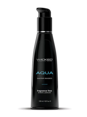 Wicked Sensual Care Aqua Waterbased Lubricant - 4 oz Fragrance Free