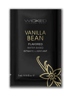 Wicked Sensual Care Waterbased Lubricant - .1 oz Vanilla Bean