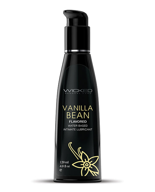 Wicked Sensual Care Aqua Waterbased Lubricant – 4 oz Vanilla Bean