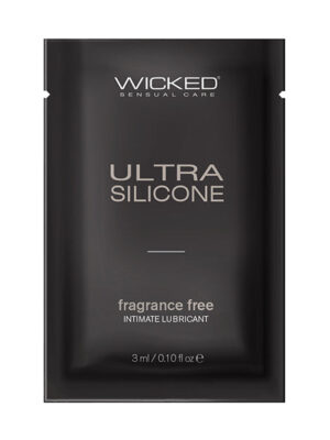 Wicked Sensual Care Ultra Silicone Based Lubricant - .1 oz Fragrance Free