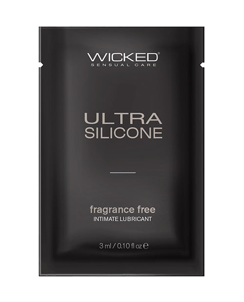 Wicked Sensual Care Ultra Silicone Based Lubricant – .1 oz Fragrance Free