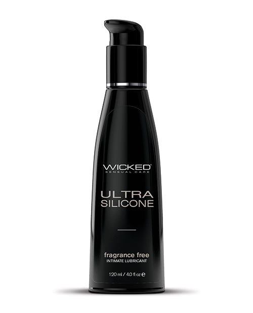 Wicked Sensual Care Ultra Silicone Based Lubricant – 4 oz Fragrance Free