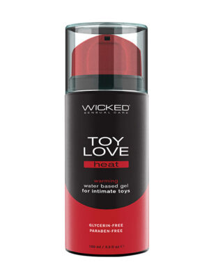 Wicked Sensual Care Toy Love Heat Water Based Warming Lubricant - 3.3 oz