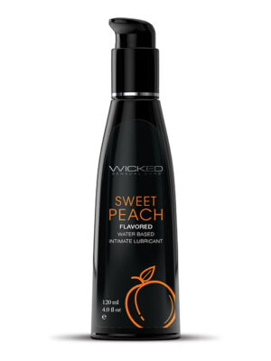 Wicked Sensual Care Waterbased Lubricant - 4 oz Sweet Peach
