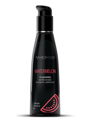 Wicked Sensual Care Aqua Water Based Lubricant - 4 oz Watermelon