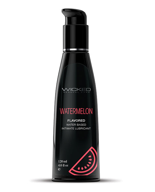 Wicked Sensual Care Aqua Water Based Lubricant – 4 oz Watermelon