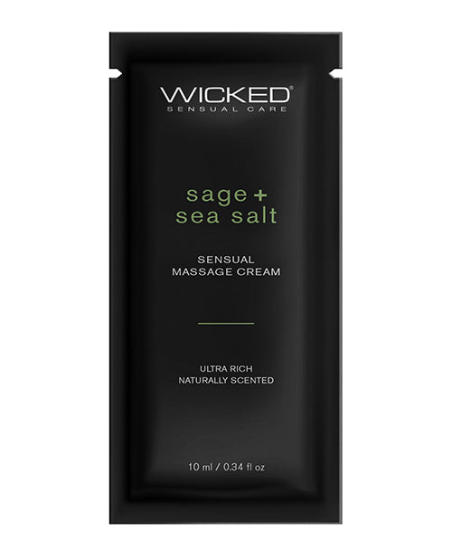 Wicked Sensual Care Sage & Sea Salt Massage Cream – .34 oz