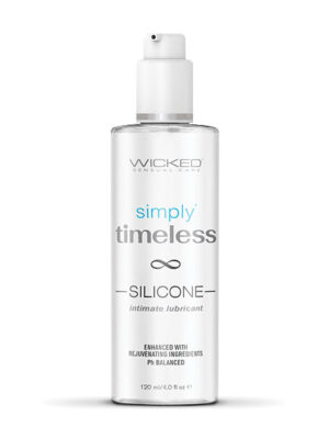 Wicked Sensual Care Simply Timeless Silicone Lubricant - 4 oz