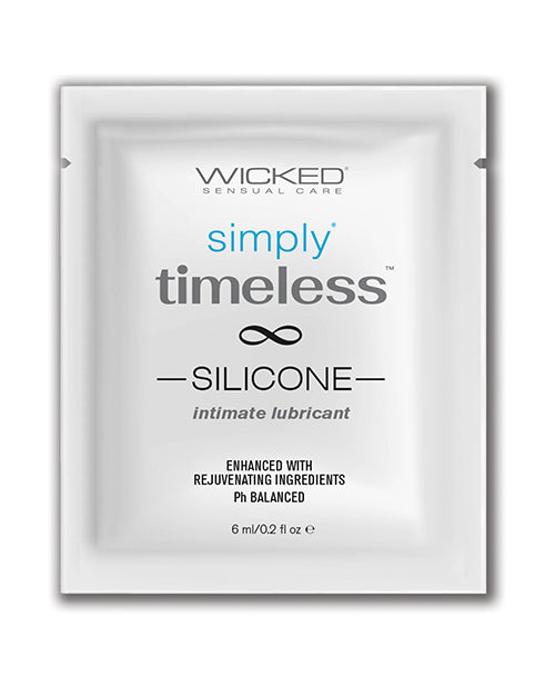 Wicked Sensual Care Simply Timeless Silicone Lubricant – .2 oz