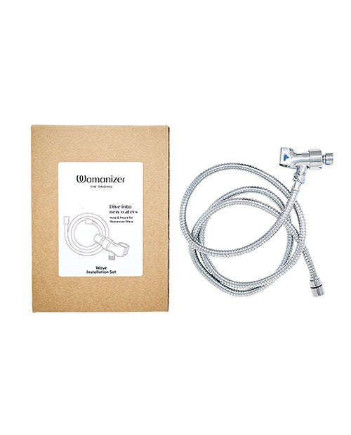 Womanizer Wave Shower Hose & Arm Mount Set – Chrome