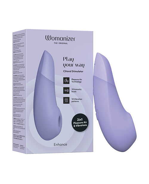 Womanizer Enhance 2 in 1 Pleasure Air & Vibrations – Lilac