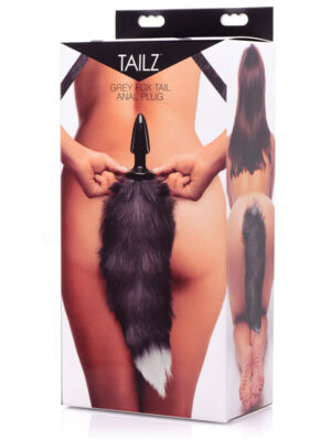 Tailz Grey Fox Tail Anal Plug