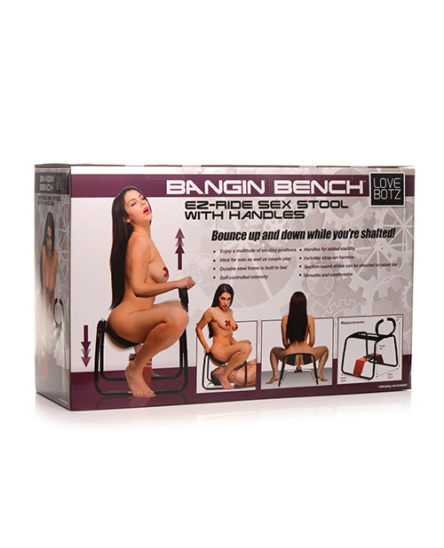 LoveBotz Bangin Bench EZ-Ride Sex Stool w/Handles – High Freight Costs