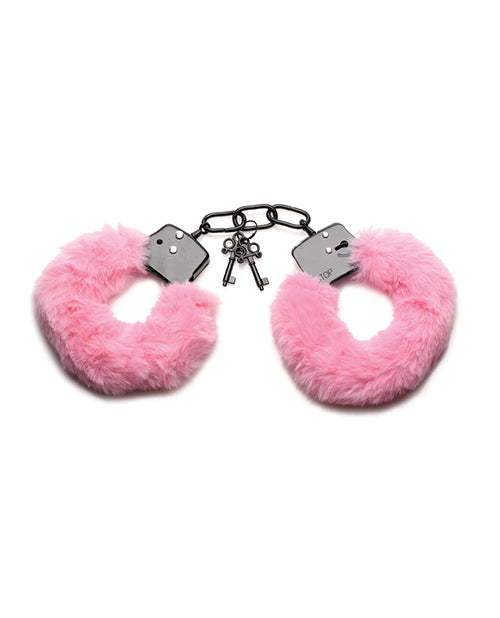 Master Series Cuffed in Furry Handcuffs – Pink