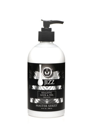 Master Series Unscented Jizz Water Based Body Glide - 16 oz