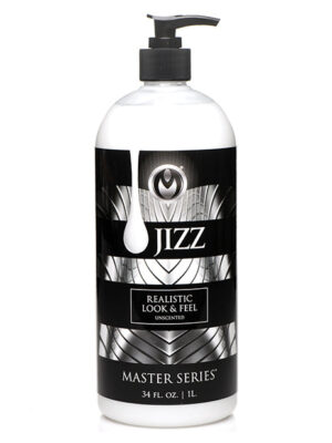 Master Series Unscented Jizz Water Based Body Glide - 34 oz