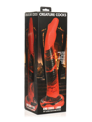 Creature Cocks King Cobra Large Silicone Dildo